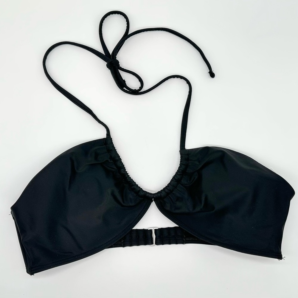 Black Abercrombie & Fitch Tie Bikini Top